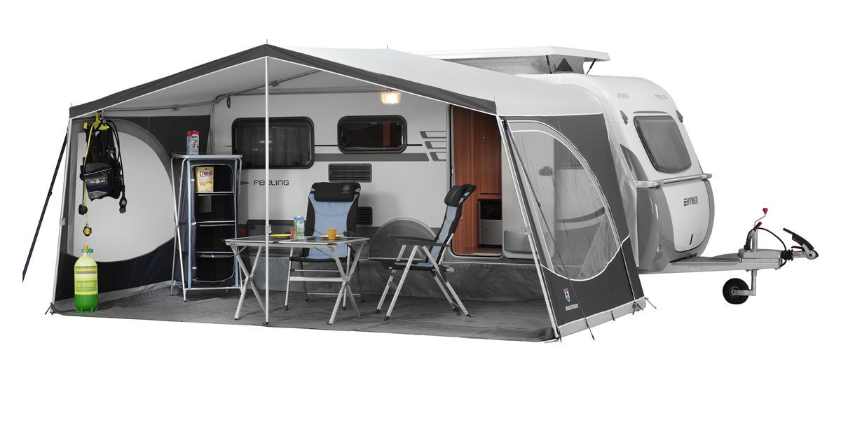 Eriba Feeling; for Eriba Feeling caravans Walker developed special awnings.